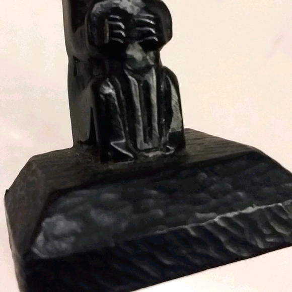 Vtg Boma carved Totem Pole with box and insert - Picture 15 of 16